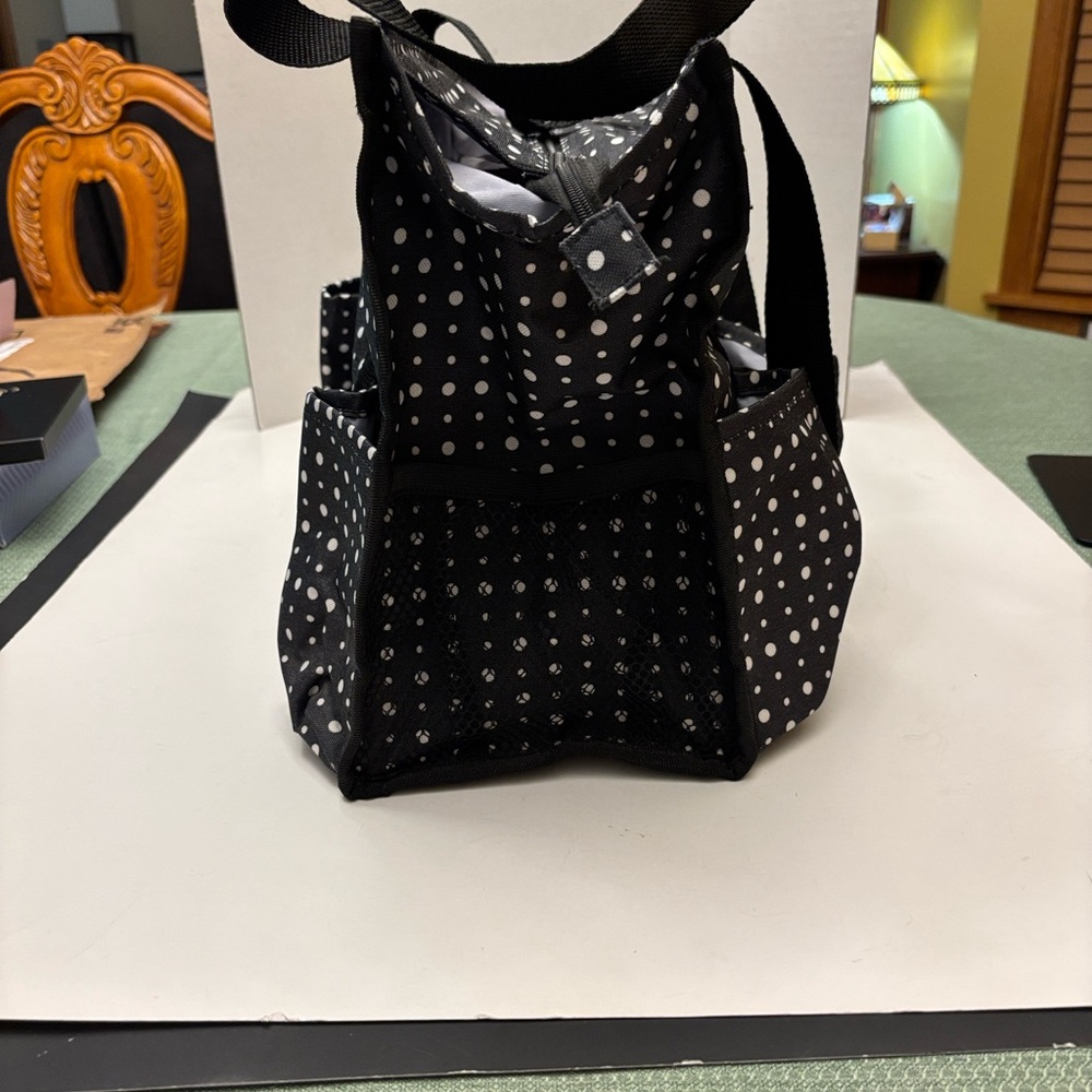 Thirty One Polka Dot Tote Bag - Picture 4 of 6